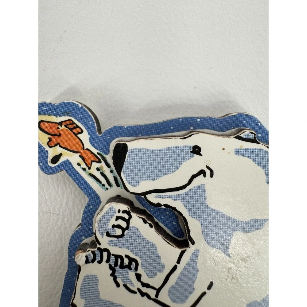Toronto Polar Bear Bathtub Souvenir Fridge Magnet Vintage Wooden Travel Magnet C
